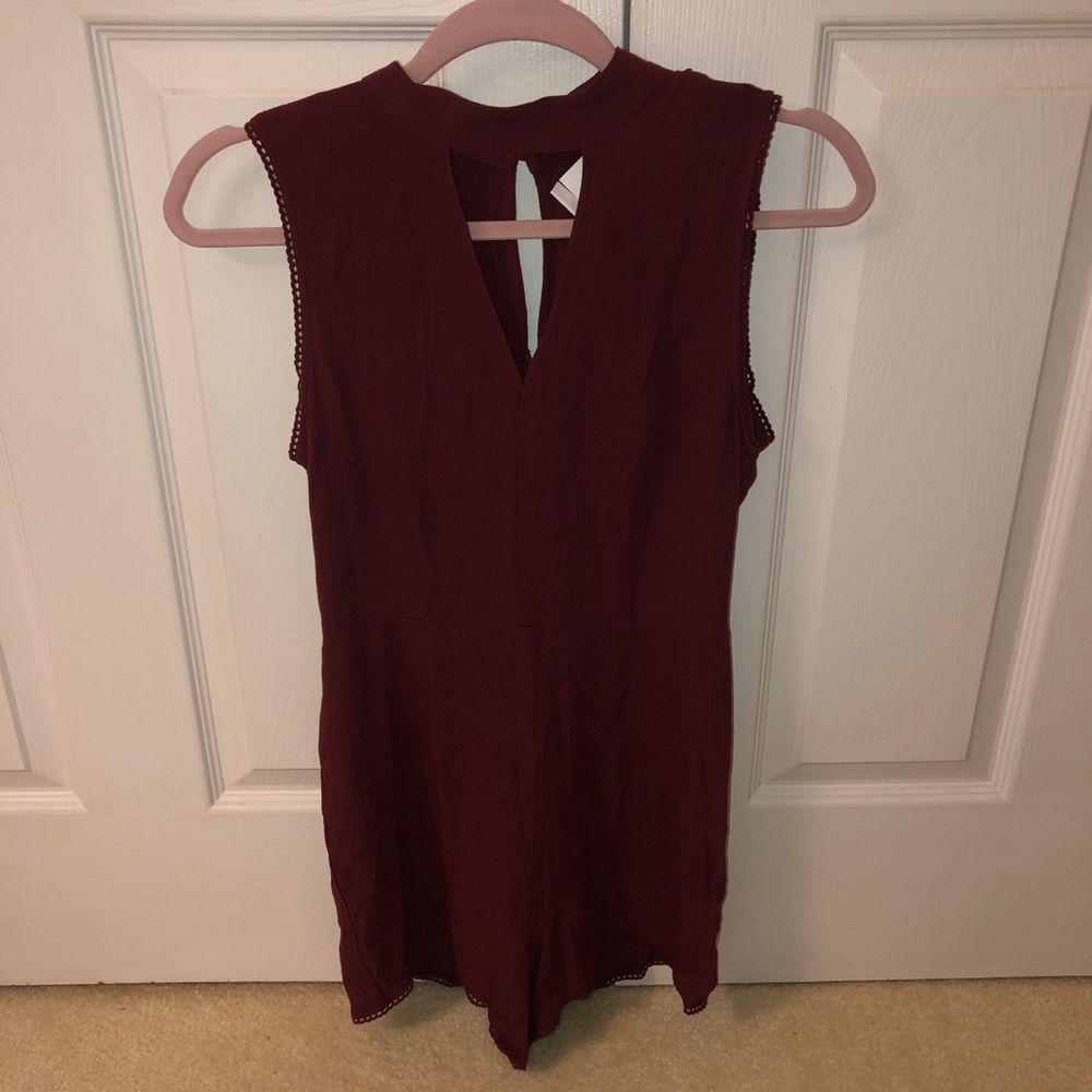 Maroon romper from PacSun - NEVER BEEN WORN!
